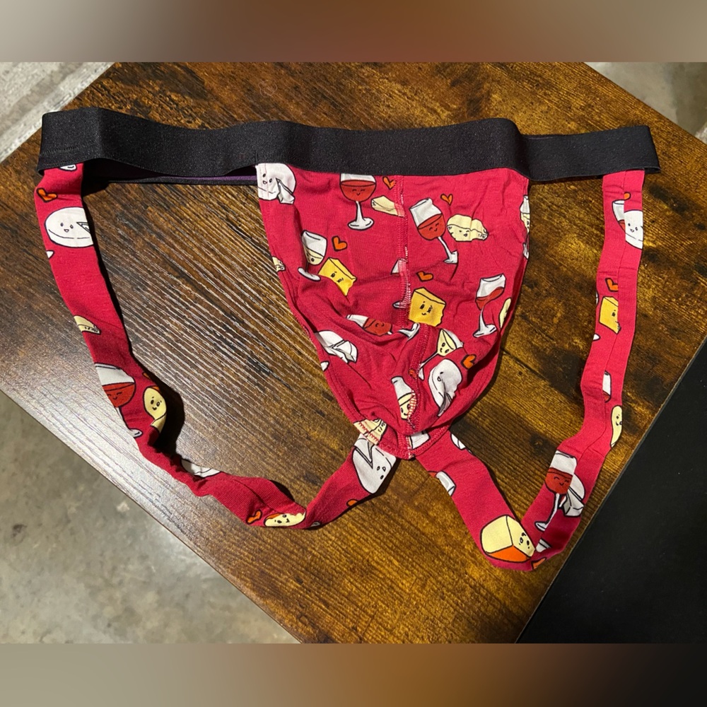 Wine and cheese Jockstrap